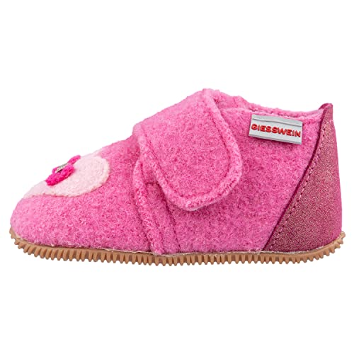 Giesswein Kapcie domowe dla chłopców i dziewczynek, krój slim fit, flamingo, 23 EU