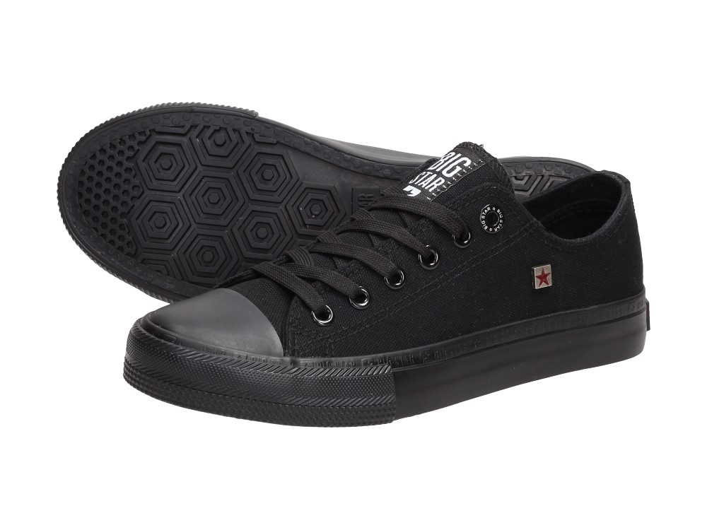 Czarne trampki damskie BIG STAR AA274009
