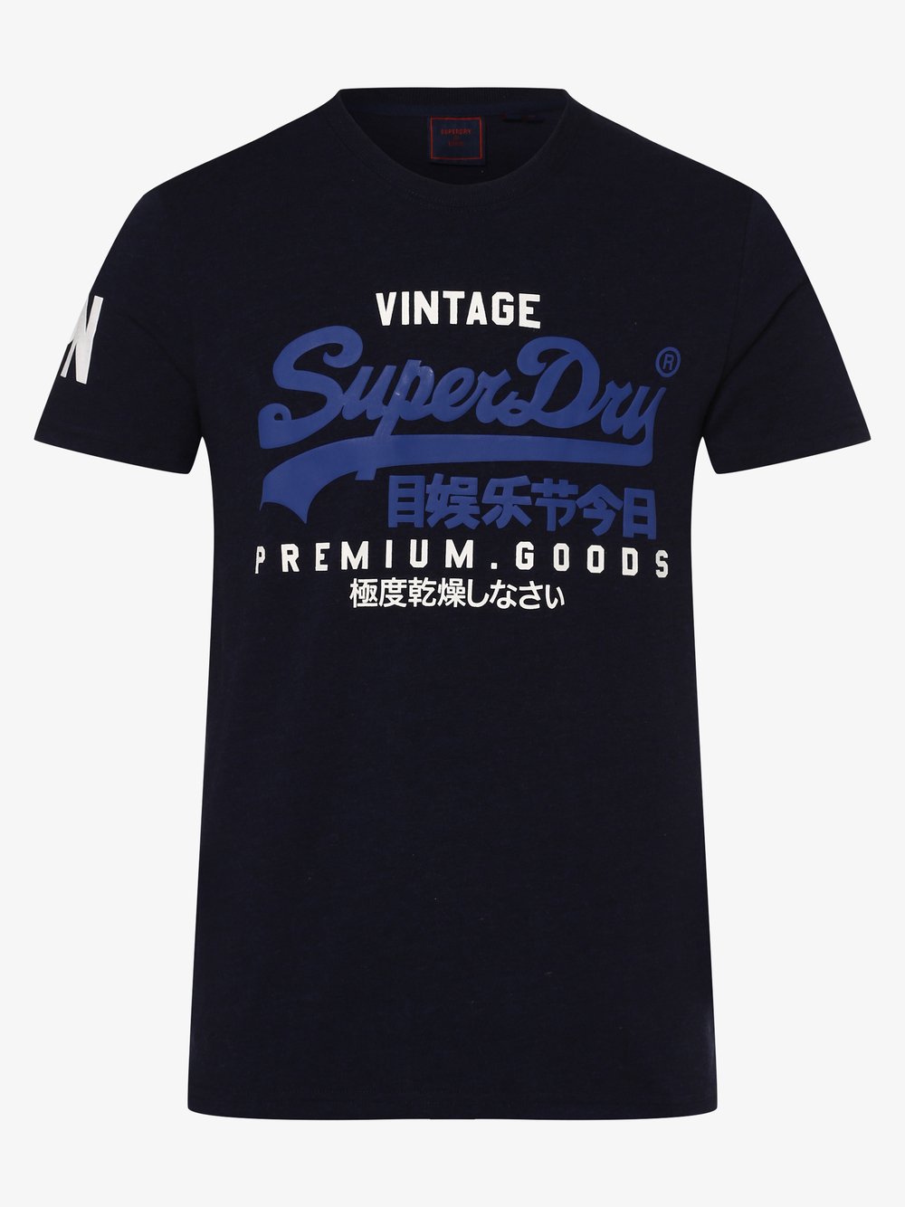 Superdry - T-shirt męski, niebieski