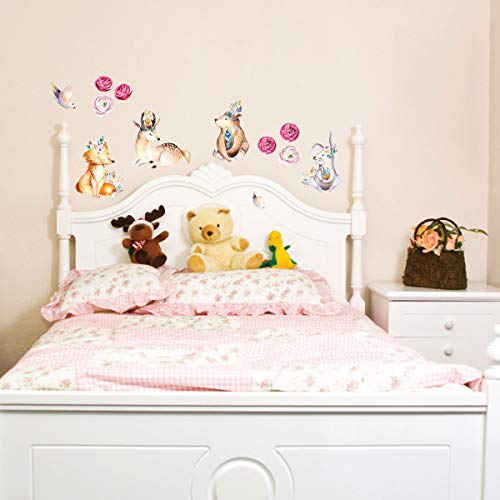 Zestaw naklejek dziecięcych Ambiance Cute Forest Animals