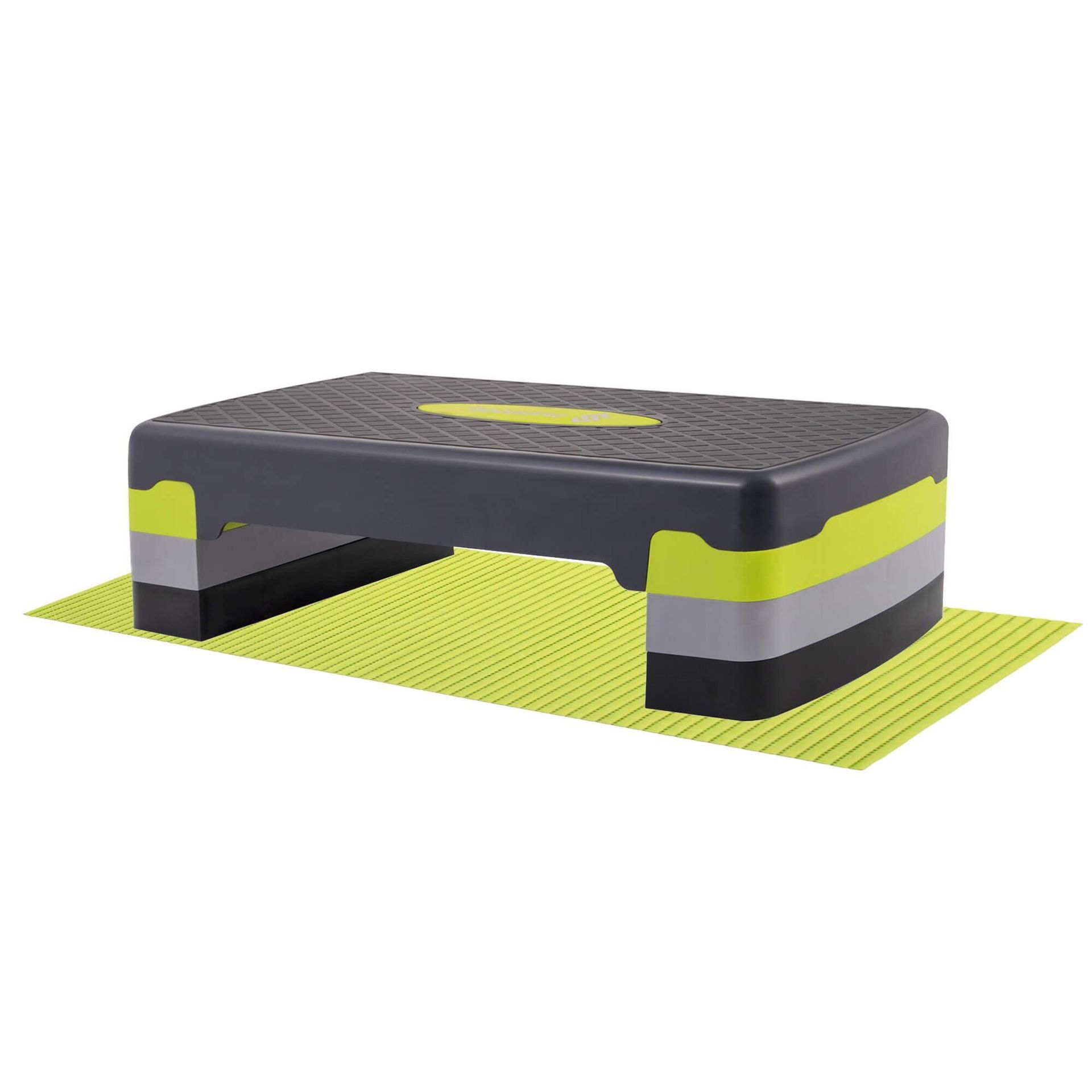 Springos Step do ćwiczeń 3-stopnie 350kg czarno-zielony FA0202