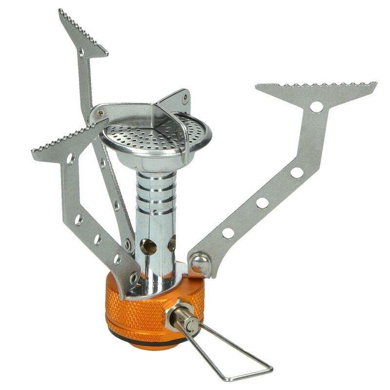 Highlander hpx100 Stainless Steel Compact Valve Camping gas Stove, jeden rozmiar GAS030