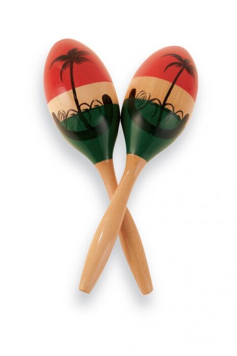 Latin Percussion Maracasy CP Wood Pomalowane