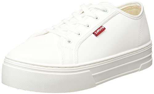 Levi's Tijuana, Trampki damskie, Regular White, 41 EU, Regular Fit, 41 EU