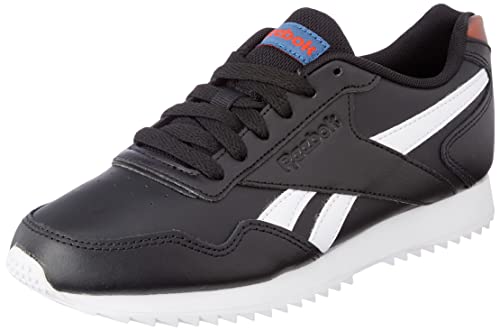 Reebok Trampki męskie Royal Glide Ripple, Rdzeń czarny Ftwr biały batik niebieski, 44.5 EU