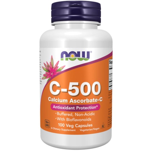 Now Foods Foods FOODS C-500 Calcium Ascorbate-C 250 kaps. NW5698