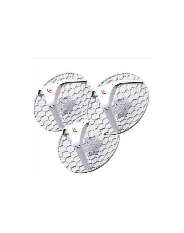 Mikrotik LHG 5 3-pack (Dual Chain 5Ghz 802.11an 24.5dBi Integrated RBLHG-5nD-3