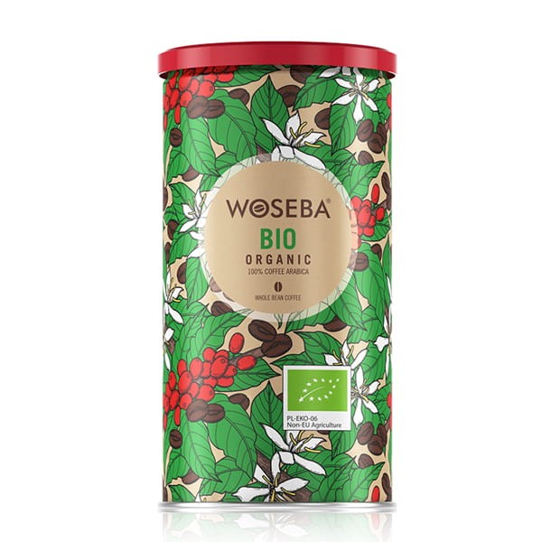 Woseba Bio Organic 450g kawa ziarnista w puszce