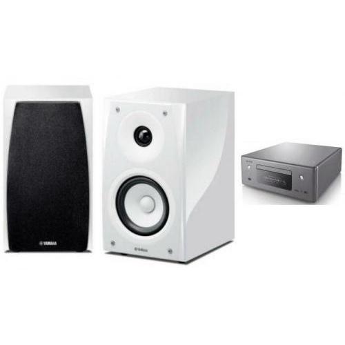 DENON CEOL RCDN-11 DAB sz + YAMAHA NS-BP182 białe