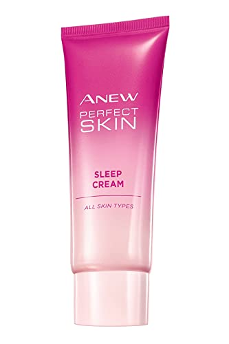 Avon Anew Perfect Skin krem na noc 50 ml – krem na dzień i na noc, wysoka dawka, do twarzy, szyi, dekoltu, oczu – przeciwzmarszczkowy, nawilżający, dla kobiet i mężczyzn, pielęgnacja skóry, witamina C