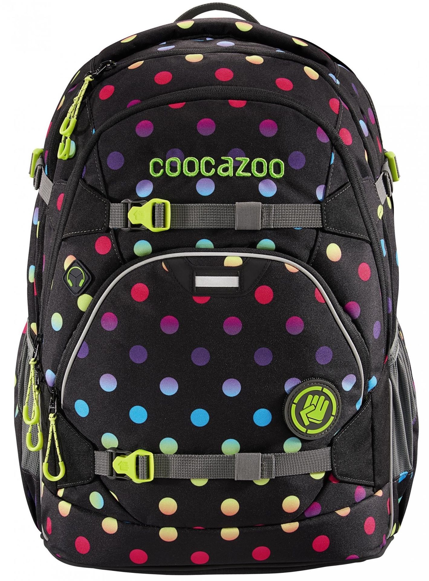 Coocazoo plecak szkolny ScaleRale Magic Polka Colorful certyfikat AGR