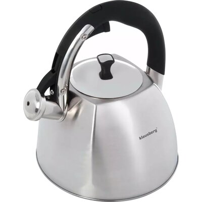Klausberg KLAUSBERG STALOWY CZAJNIK Z GWIZDKIEM 3L INDUKCJA KB7015 DELHAN KB7015