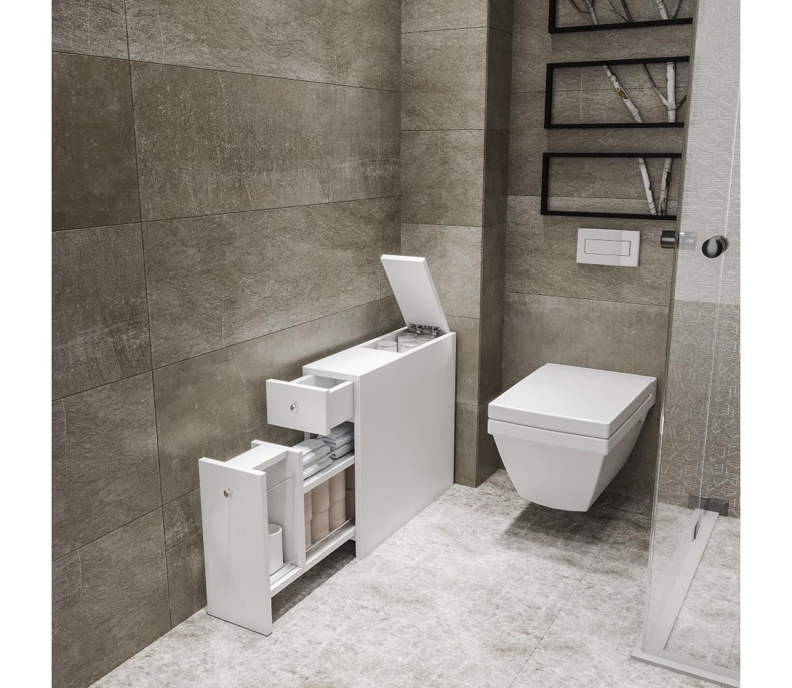 Szafka łazienkowa CALENCIA 60x55 cm biała