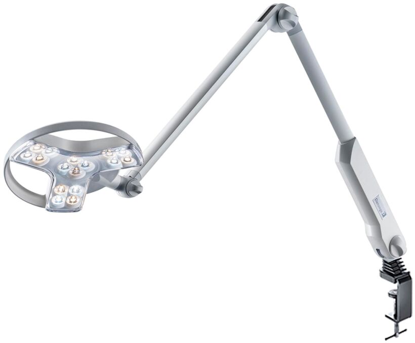 Visiano 20-2.P.TXB LED bezcieniowa lampa zabiegowo-diagnostyczna 21W z uchwytem blatowym