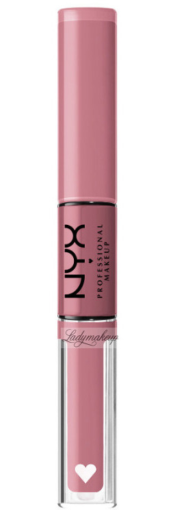 NYX Professional Makeup - SHINE LOUD HIGH PIGMENT LIP SHINE - Płynna, dwustronna pomadka do ust - 6.8 ml - FIERCE FLIRT