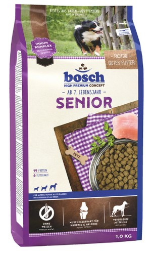 Bosch Petfood psów paszy Senior, 5er Pack 1 kg (5 X 1 kg)