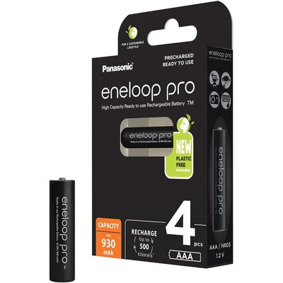 Panasonic ENELOOP PRO AAA 930mAh 4 szt - darmowy odbiór w 22 miastach i bezpłatny zwrot Paczkomatem aż do 15 dni