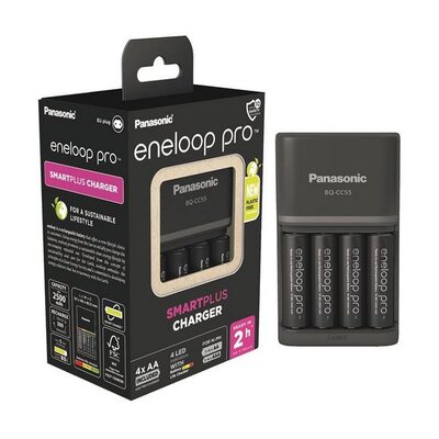Eneloop ładowarka Smart and Quick BQCC55+4AA Pro