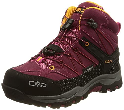 CMP Damskie buty trekkingowe Rigel Mid Shoe Wp, Bouganville Goji, 33 EU