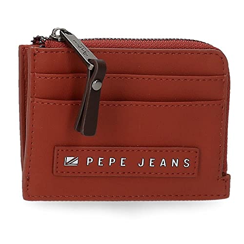 Pepe Jeans Piere Orange etui na karty 11,5 x 8 x 1,5 cm, skóra PU, pomarańczowy, etui na karty, pomarańczowy, Etui na karty