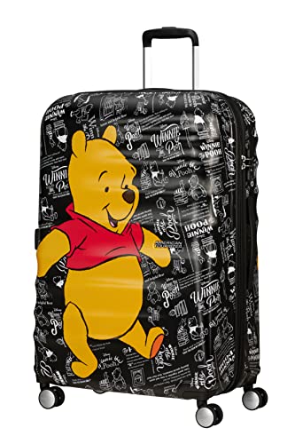 American Tourister Wavebreaker – Spinner L walizka, 77 cm, 96 l, wielokolorowa (Winnie The Pooh)