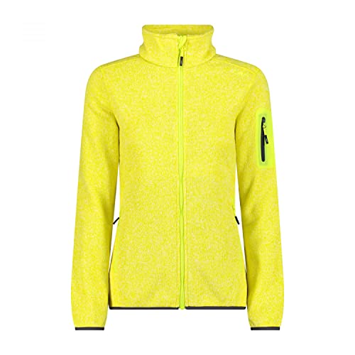 CMP, Damska kurtka, Woman, Limone-Bianco, 46