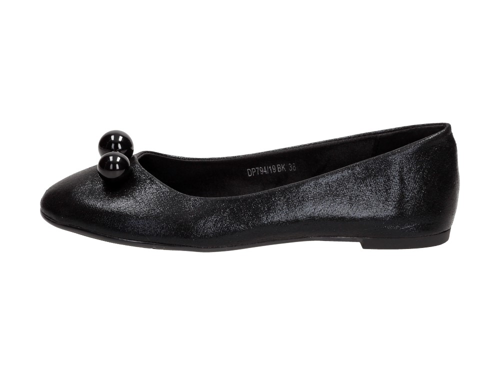Czarne baleriny damskie FILIPPO DP794 - Filippo