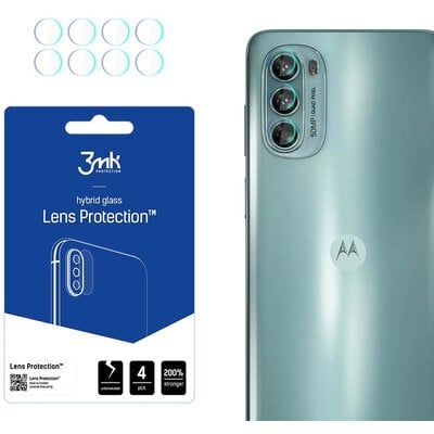 Szkło hybrydowe 3MK Lens Protection do Motorola Moto G62 5G 4 szt.)