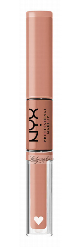 NYX Professional Makeup - SHINE LOUD HIGH PIGMENT LIP SHINE - Płynna, dwustronna pomadka do ust - 6.8 ml - DARING DAMSEL