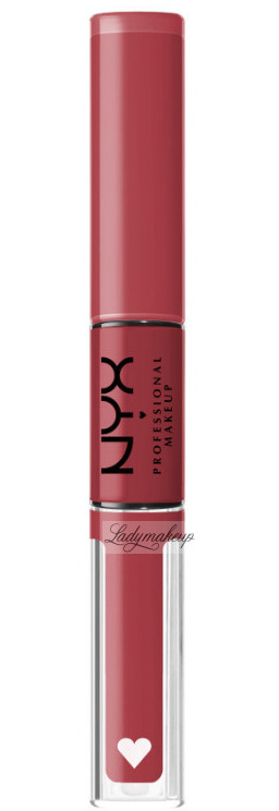 NYX Professional Makeup - SHINE LOUD HIGH PIGMENT LIP SHINE - Płynna, dwustronna pomadka do ust - 6.8 ml - MOVIE MAKER
