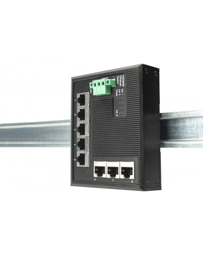Switch Digitus DN-651127, 8 Portów, 10 / 100 / 1000 MBit/s