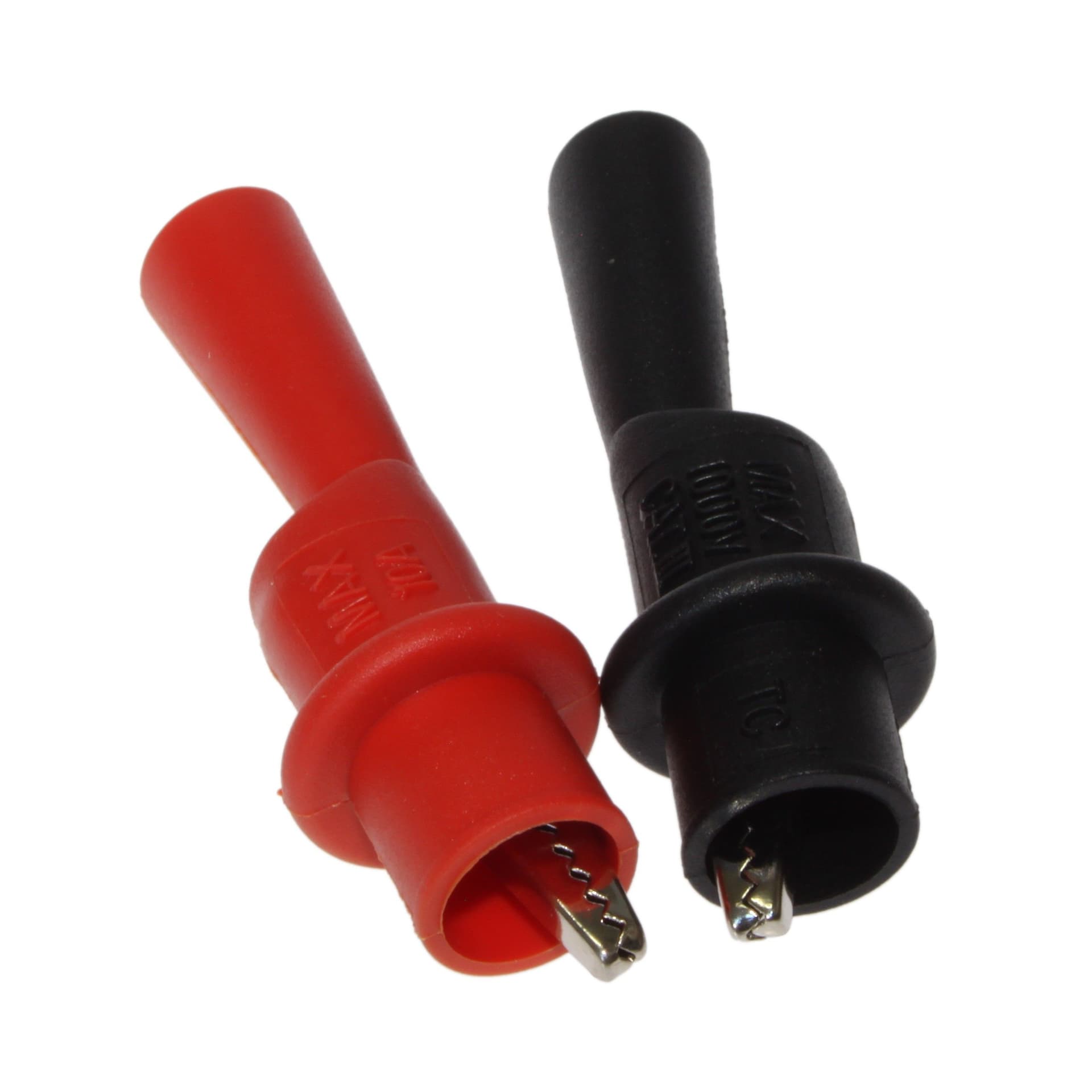 2 krokodylki na kable do multimetru miernika