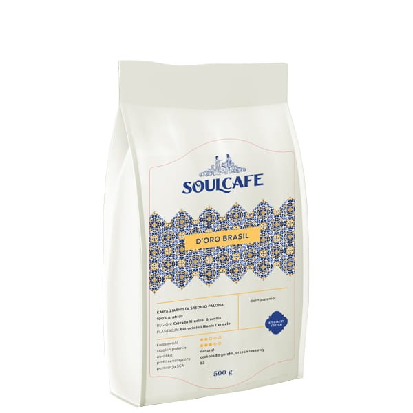 SoulCafe d'oro Brasil Speciality ziarnista 500g