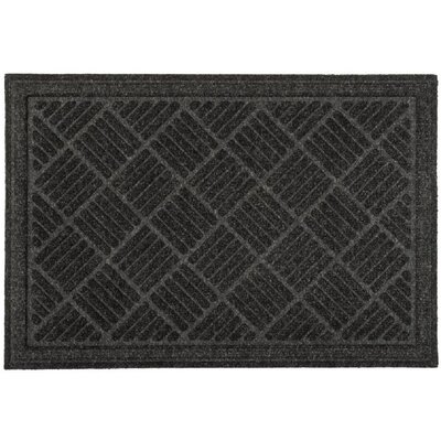 Wycieraczka z recyklingu Rambo 63 x 43 cm szara gumowa