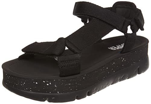 Camper Oruga Up, Sandały damskie, czarny, 40 EU