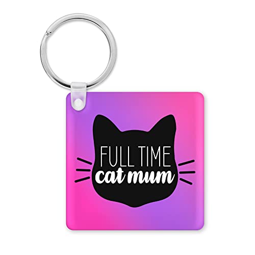 Zabawna nowość brelok prezent | najlepszy przyjaciel praca kolega prezent na wyjazd | kot mama | klucz akcesorium e żart | KBH1, multi, 5.8cm x 5.8cm