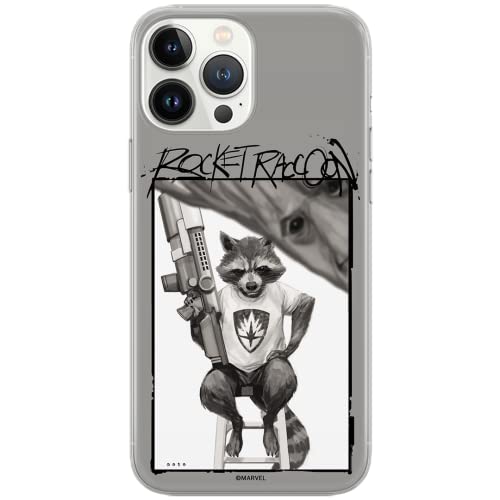 Etui Rocket 004 Marvel Nadruk pełny Szary Producent: Samsung, Model: A51