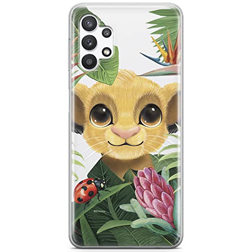 ERT GROUP etui na telefon Samsung A32 5G, case oryginalny i oficjalnie licencjonowany przez Disney, wzór Simba i Przyjaciele 002, optymalnie dopasowane, plecki z TPU częściowo przeźroczyste