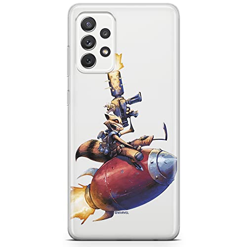 ERT GROUP etui na telefon Samsung A33 5G, case oryginalny i oficjalnie licencjonowany przez Marvel, wzór Rocket 007, optymalnie dopasowane, plecki z TPU częściowo przeźroczyste