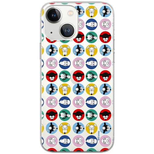 ERT GROUP etui na telefon Apple Iphone 13, case oryginalny i oficjalnie licencjonowany przez Disney, wzór Mickey i Przyjaciele 002, optymalnie dopasowane, plecki z TPU cześciowo przeźroczyste