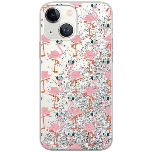 ERT GROUP etui na telefon Apple Iphone 13, case oryginalny i oficjalnie licencjonowany przez Disney, wzór Minnie 032, optymalnie dopasowane, z efektem płynnego brokatu
