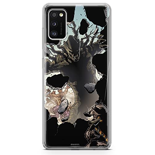 Etui Strażnicy Galaktyki 005 Marvel Nadruk pełny Czarny Producent: Samsung, Model: A41