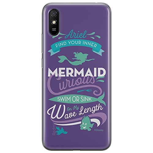 ERT GROUP etui na telefon Xiaomi REDMI 9A, case oryginalny i oficjalnie licencjonowany przez Disney, wzór Ariel 002, optymalnie dopasowane, plecki z TPU