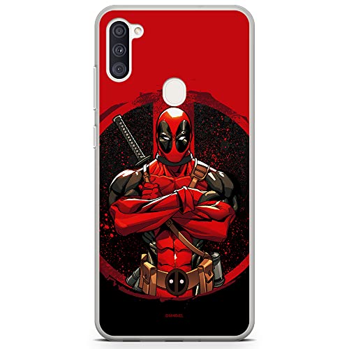 ERT GROUP etui na telefon Samsung A03S, case oryginalny i oficjalnie licencjonowany przez Marvel, wzór Deadpool 006, optymalnie dopasowane, plecki z TPU