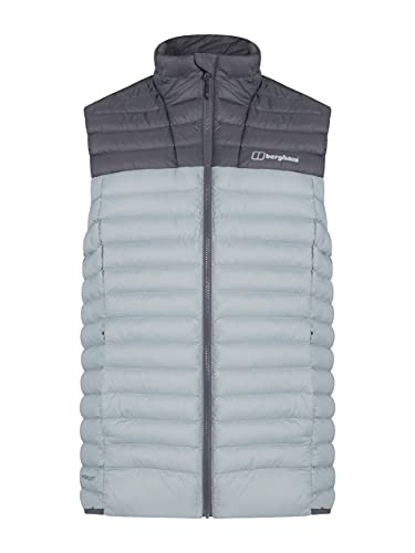 Berghaus Męski płaszcz Vaskye Down alternatywny Monument/Szary Pinstripe S