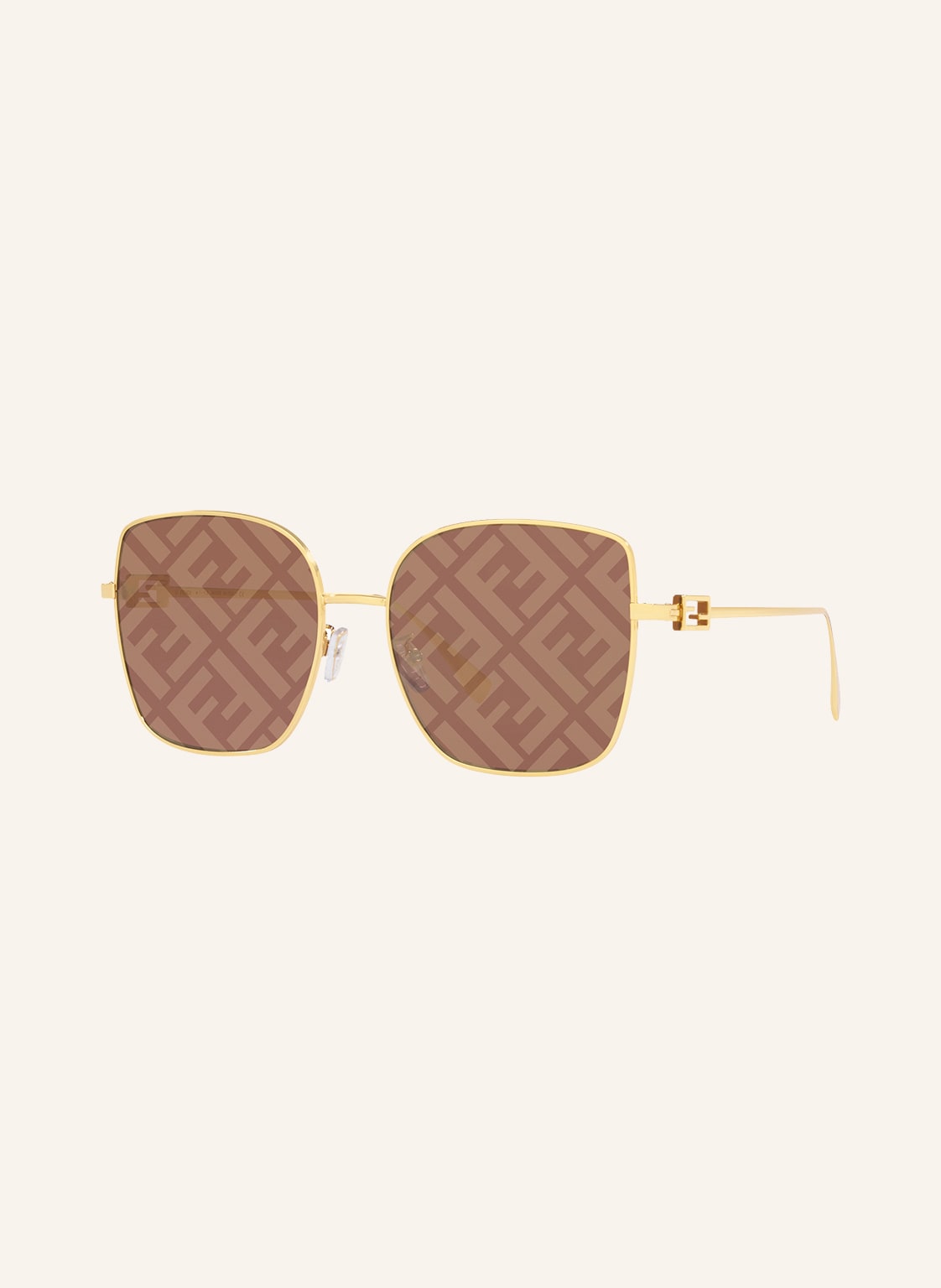Fendi Okulary Przeciwsłoneczne fn000580 gold