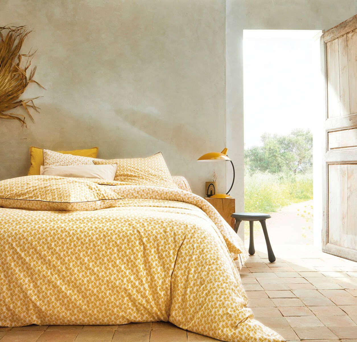 Blanc Des Vosges Poszewka perkalowa Fes Safran OUTLET