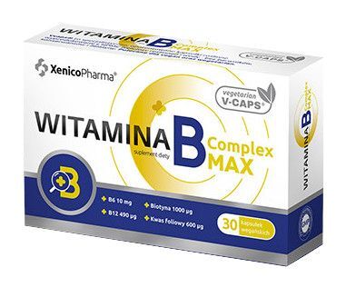 XenicoPharma Witamina B Complex MAX 30 vege kapsułek