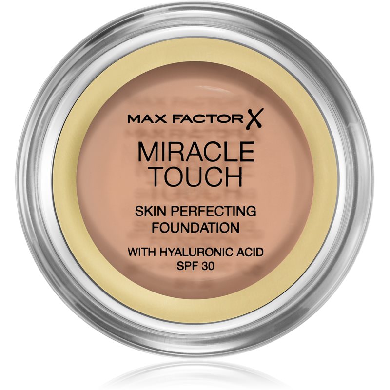 Max Factor Miracle Touch Foundation podkład z kwasem hialuronowym dla gładkiej i równomiernej skóry, 1 opakowanie (1 x 12 g)