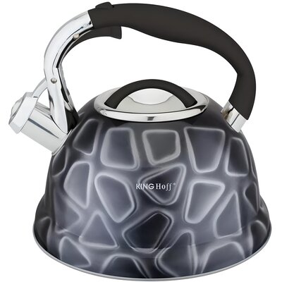 KingHoff KINGHOFF Czajnik stalowy czarny 2.7 L indukcja 5908287210646